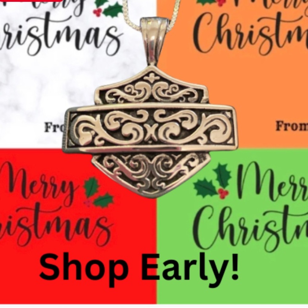 - HD Necklace Christmas Message Card - Picture 1 of 8